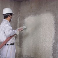 地下室無機纖維噴涂