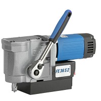 小型臥式磁力鉆，管道鉆孔選用鋼板鉆FE36S