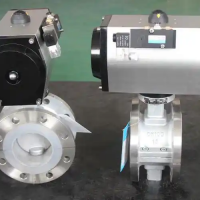 不銹鋼對夾式氣動蝶閥 D671X氣動蝶閥